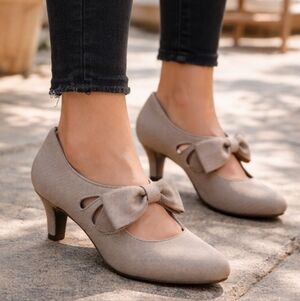 Naturalizer NEW Posey Vintage Feminine Revival Herringbone Comfort Pump 8M